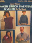 Leisure Arts Shaker Stitch Sweaters & Vests #450